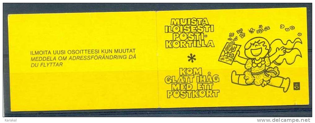 Finland 1980 Incomplete Booklet Lion MNH XX - Booklets