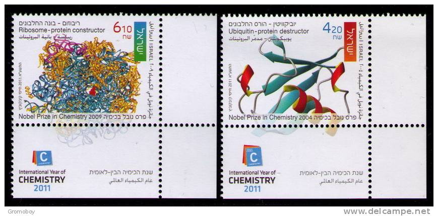 2011 Israel International Year Of Chemistry /Israel Nobel Prizes In Chemistry - Chimie