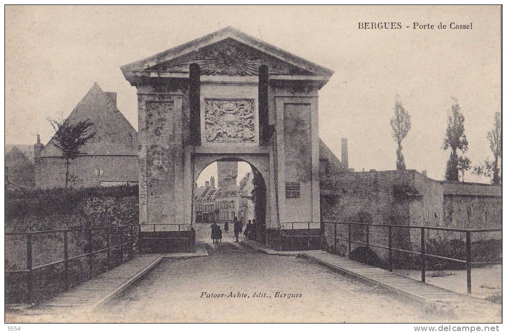 Cpa   59 Nord Bergues Porte De Cassel - Bergues