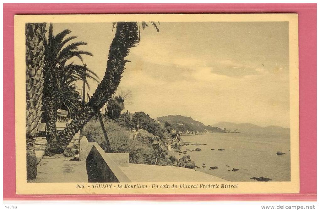 965 TOULON - Le Mourillon - Un Coin Du Littoral Frédéric Mistral - Toulon