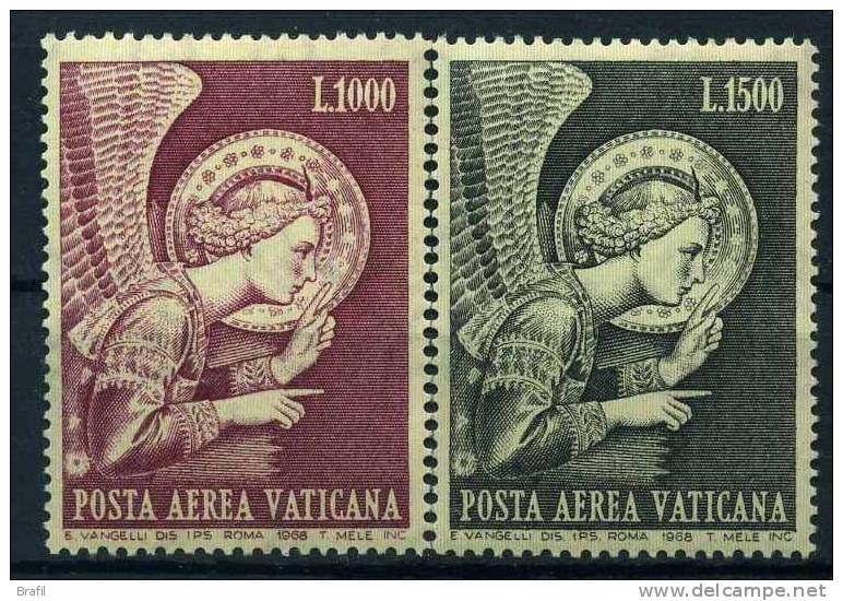 1968, Vaticano, Posta Aerea Arcangelo Gabriele , Serie Completa Nuova - Unused Stamps