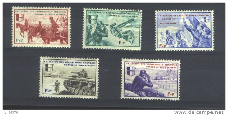 Série BORODINO  No 6 A 10  Xx - War Stamps