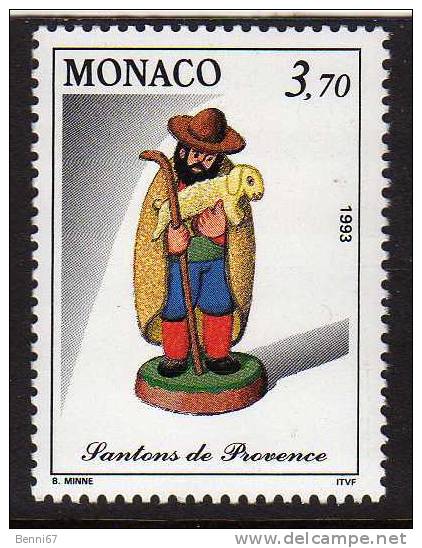 MONACO 1993 Noel Santon De Provence Berger Yv 1913 MNH ** - Other & Unclassified