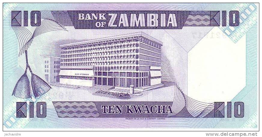 ZAMBIE   10 Kwacha  Non Daté (1980-1988)  Pick 26e    ***** BILLET  NEUF ***** - Zambia