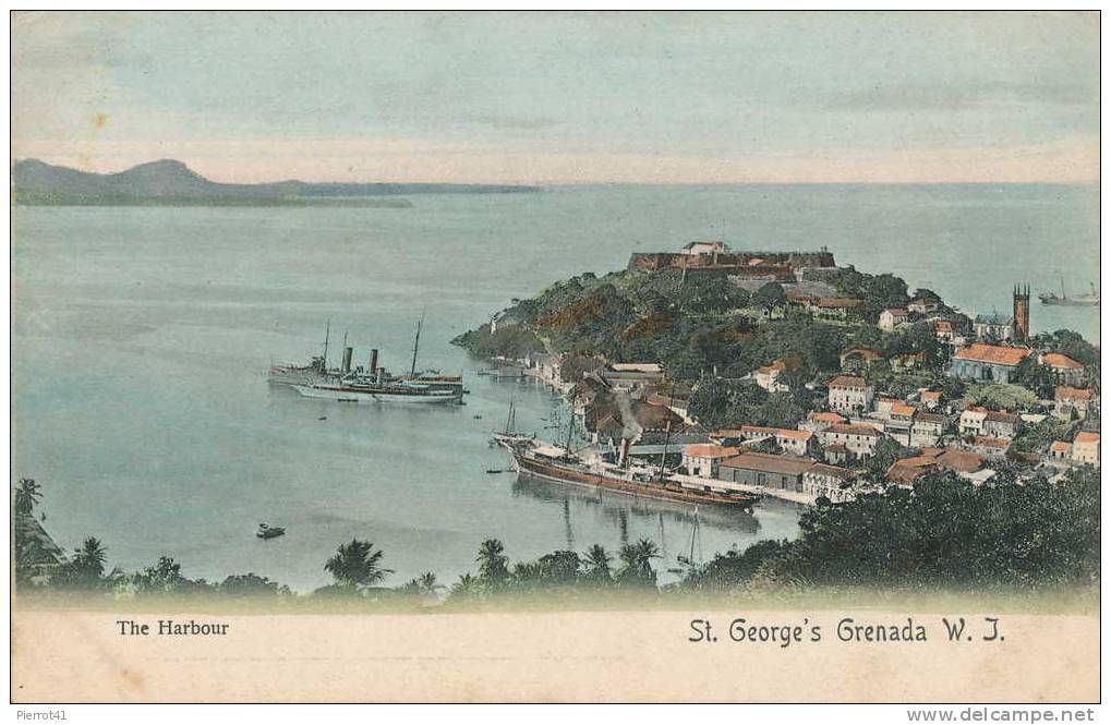 AMÉRIQUE - ANTILLES -  GRENADA W.J.  St George's   The Harbour - Grenada