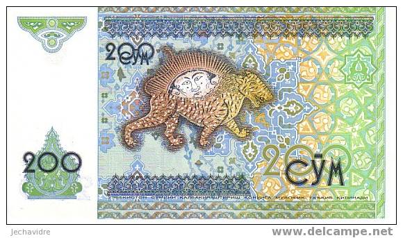 OUZBEKISTAN   200 Sum   Daté De 1997   Pick 80     ***** BILLET  NEUF ***** - Uzbekistan