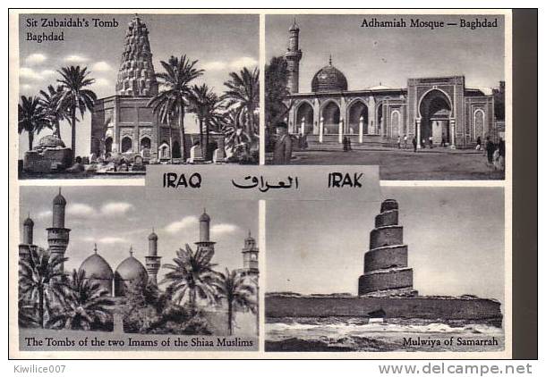 Iraq  Multivues    Baghdad   Mosque Mosquée   Adhamiah   Tombs   Imam Imams   Samarrah - Iraq
