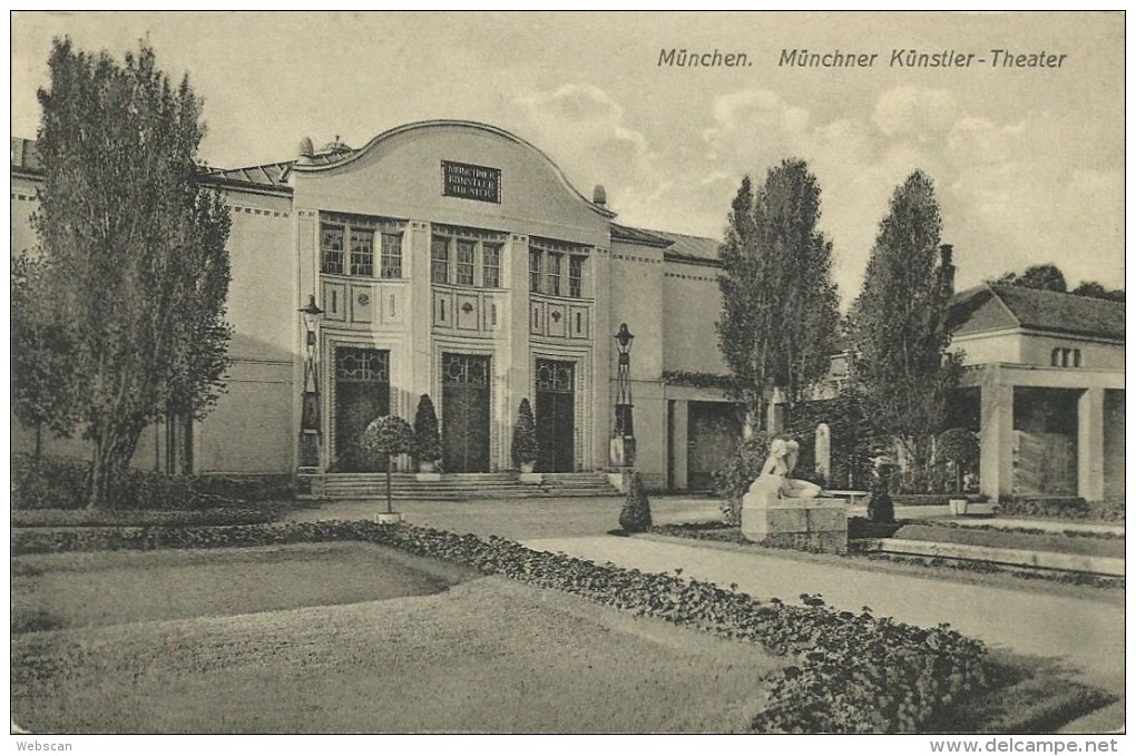 AK München Künstler-Theater Jugendstil ~1908 #84 - Muenchen