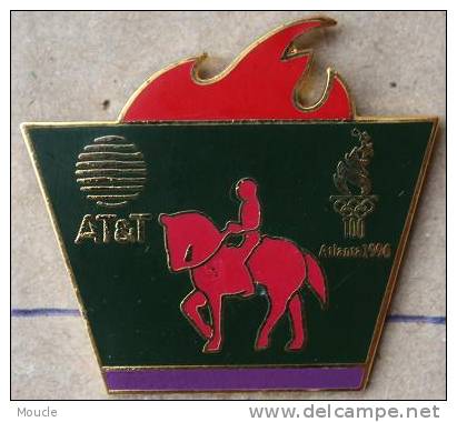 JEUX OLYMPIQUES ATLANTA 1996 - AT&T - SPONSOR - HIPPISME - CAVALIER - CHEVAL - HORSE - PFERDE -  1000 EX. - EGF -   (22) - Olympische Spelen