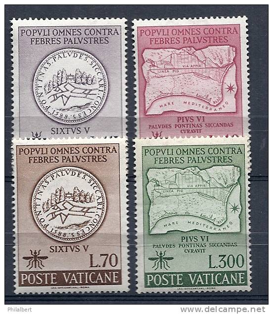 VATICAN 1962 Paludisme Yv 344/47 MNH ** - Unused Stamps