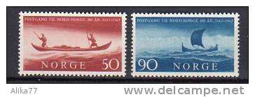 NORVEGE       Neuf **    Y. Et T.   N° 456 / 457        Cote:  5,00 Euros - Unused Stamps