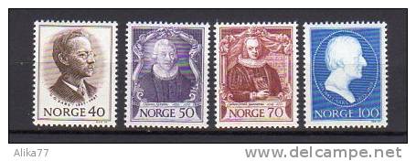 NORVEGE      Neuf **    Y. Et T.   N°  569 / 572        Cote:  6,50 Euros - Neufs