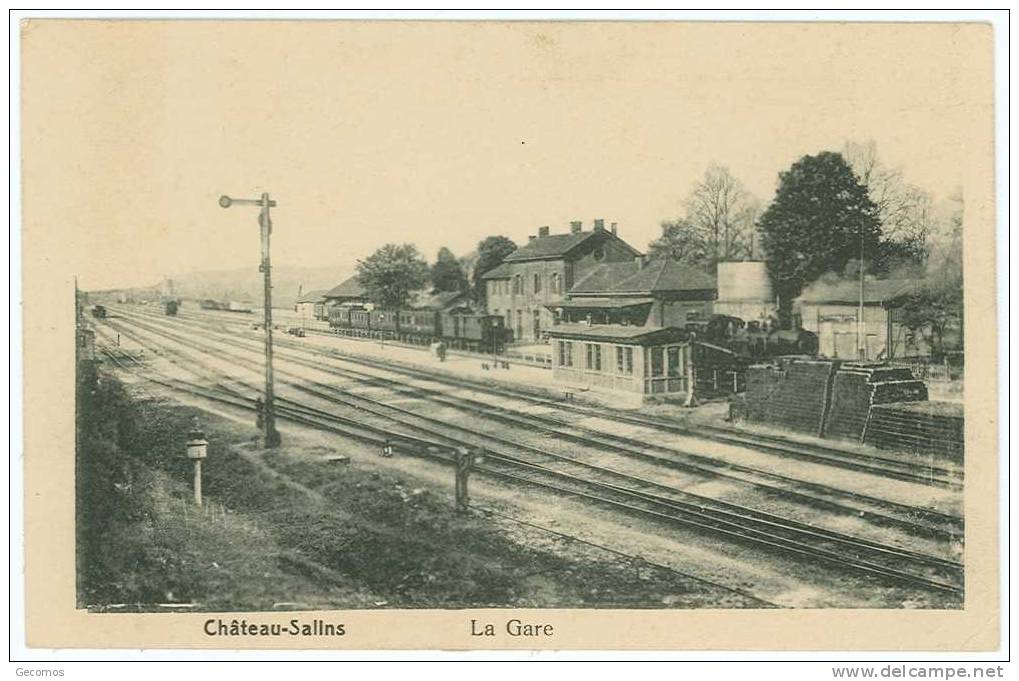 CPA 57- CHATEAU SALINS---La Gare-- - Chateau Salins