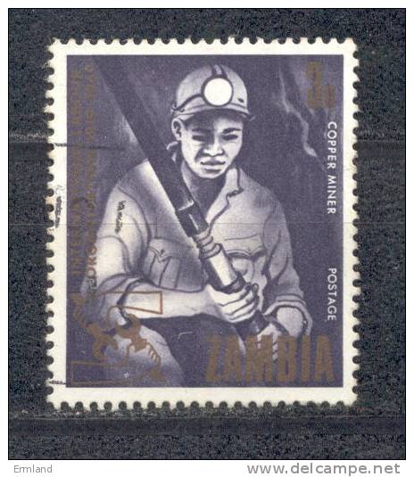 Zambia Sambia 1969 - Michel 55 O - Zambie (1965-...)