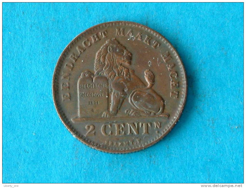 1910 VL - 2 Centiem ( Morin 309 - For Grade, Please See Photo ) ! - 2 Centimes