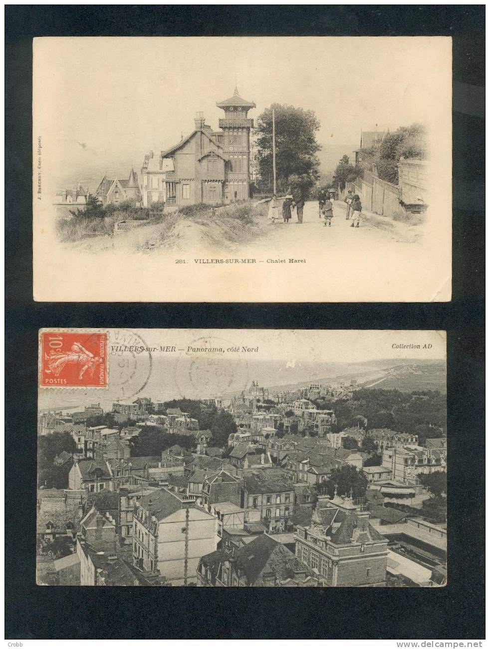 3038 - Lot De 5 CPA De VILLERS SUR MER - 5 - 99 Cartes