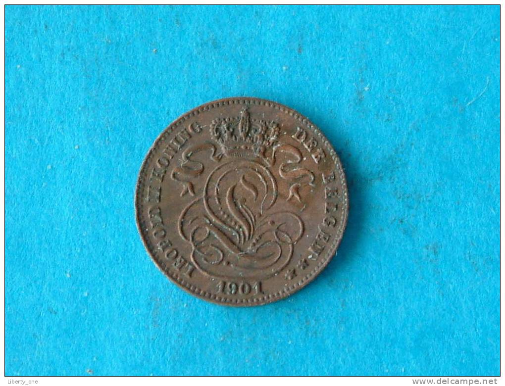 1901 VL - 1 Centiem ( Morin 231 - For Grade, Please See Photo ) ! - 1 Centime