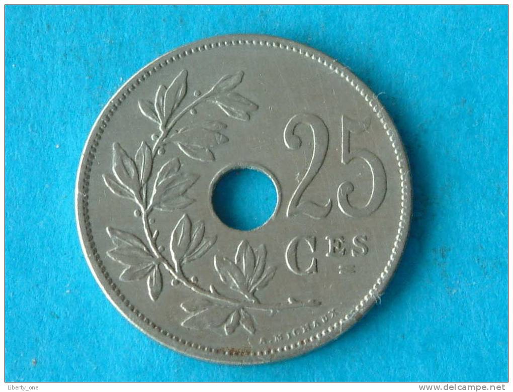 1909 FR - 25 Centiem ( Morin 256 - For Grade, Please See Photo ) ! - 25 Centimes