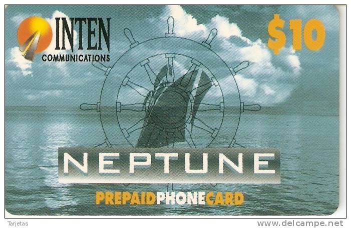 TARJETA DE ESTADOS UNIDOS DE NEPTUNE (BARCO-SHIP) $10 - Otros & Sin Clasificación