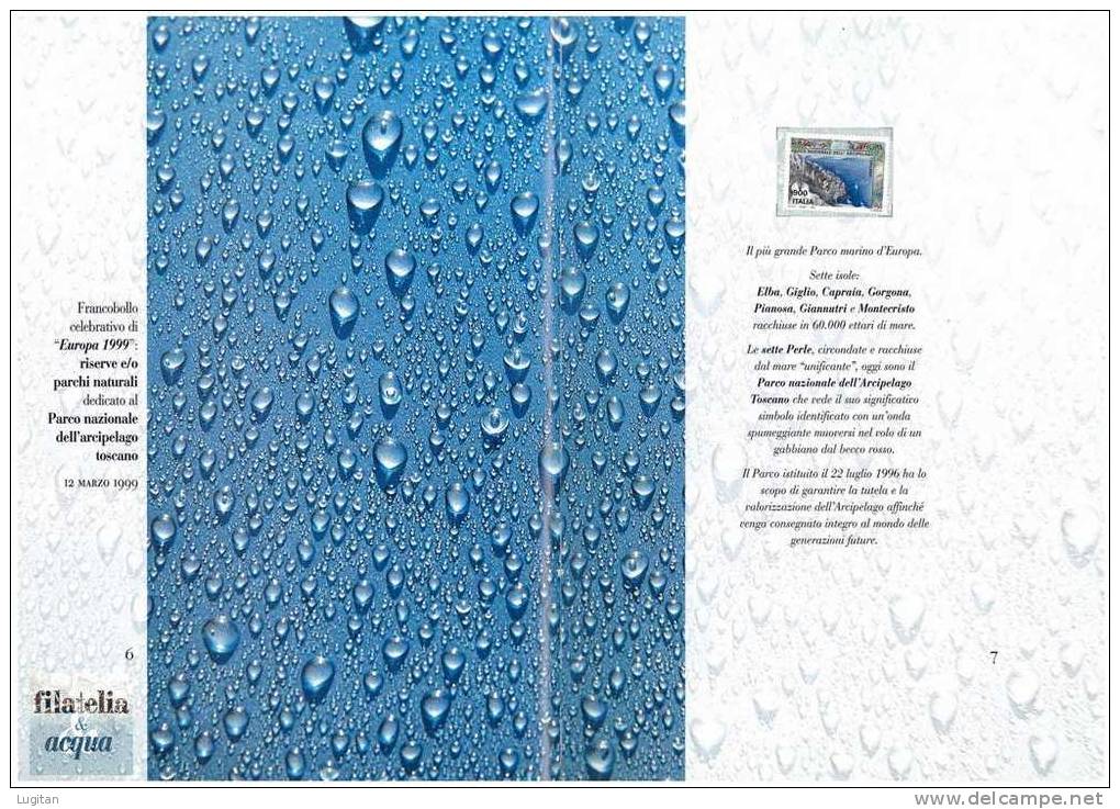 Filatelia -  FILATELIA E ACQUA  ANNO 1999 - 2003  SPECIALE OFFERTA DI FOLDERS EMESSI DALLE POSTE ITALIANE - Presentation Packs