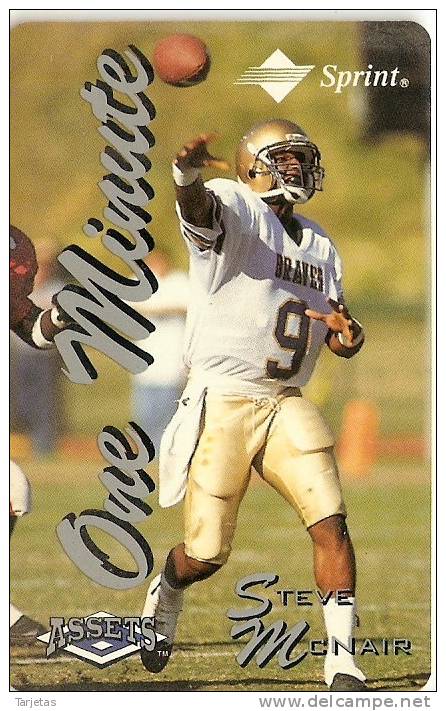 TARJETA DE ESTADOS UNIDOS DE STEVE McNAIR DE RUGBI -   NUEVA-MINT - Sprint