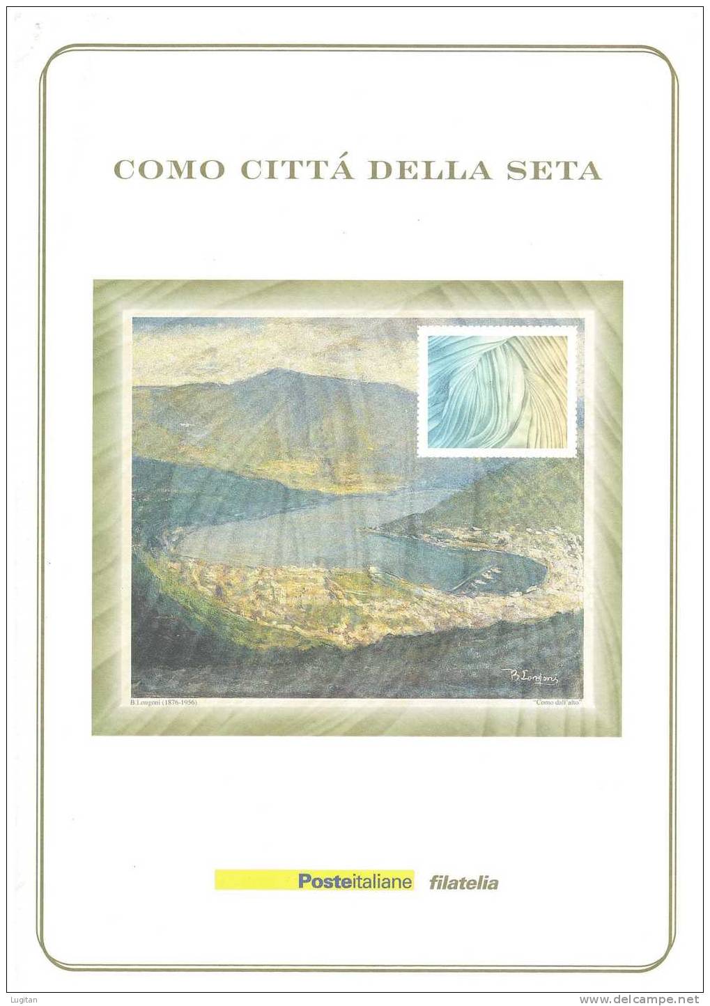 Filatelia -  COMO CITTA' DELLA SETA -  ANNO 2001  SPECIALE OFFERTA DI FOLDERS EMESSI DALLE POSTE ITALIANE - Folder