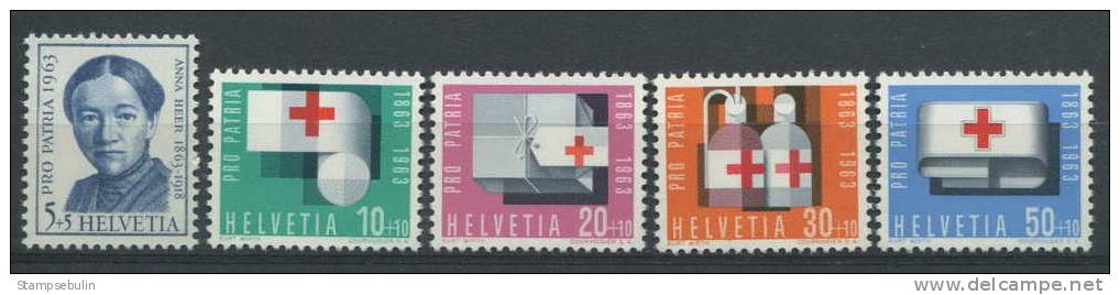 1963 COMPLETE SET PRO PATRIA MNH ** - Unused Stamps