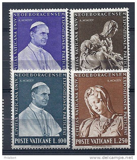 Vaticano, 1964 Esposizione Universale Di New York , Serie Completa ** - Unused Stamps