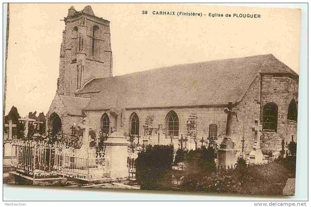 DEP 29 CARHAIX PLOUGUER EGLISE DE PLOUGUER - Carhaix-Plouguer