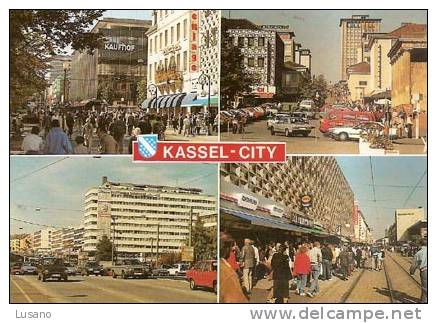 Kassel-City - Mehrbildkarte (Königstrasse, Treppenstrasse, Altmarkt) - Kassel