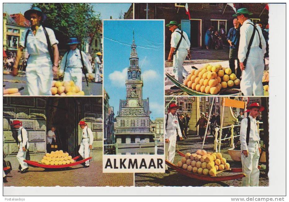 (NE302) ALKMAAR. THE CHEESE MARKET . KAASMARKT - Alkmaar