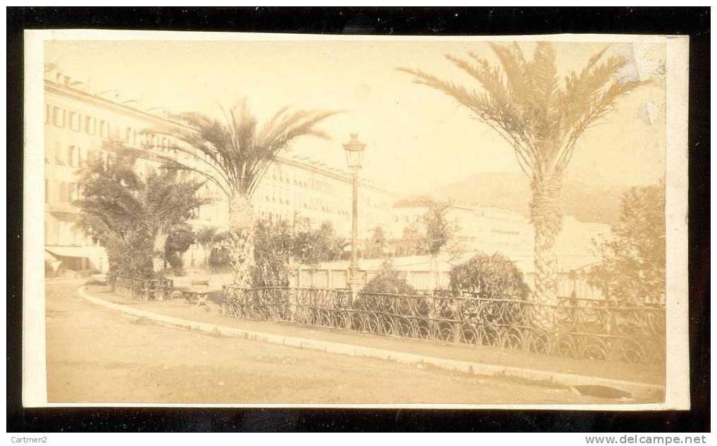 PHOTO CDV XIXeme : NICE QUAI MASSENA 06 - Other & Unclassified