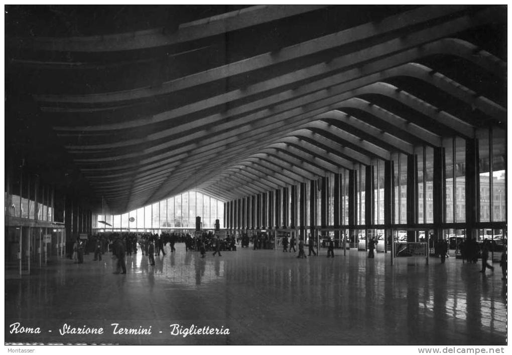 ROMA. Stazione Termini. Vg. C/fr. Per CASTELMONTE (UD) Nel 1958. - Stazione Termini