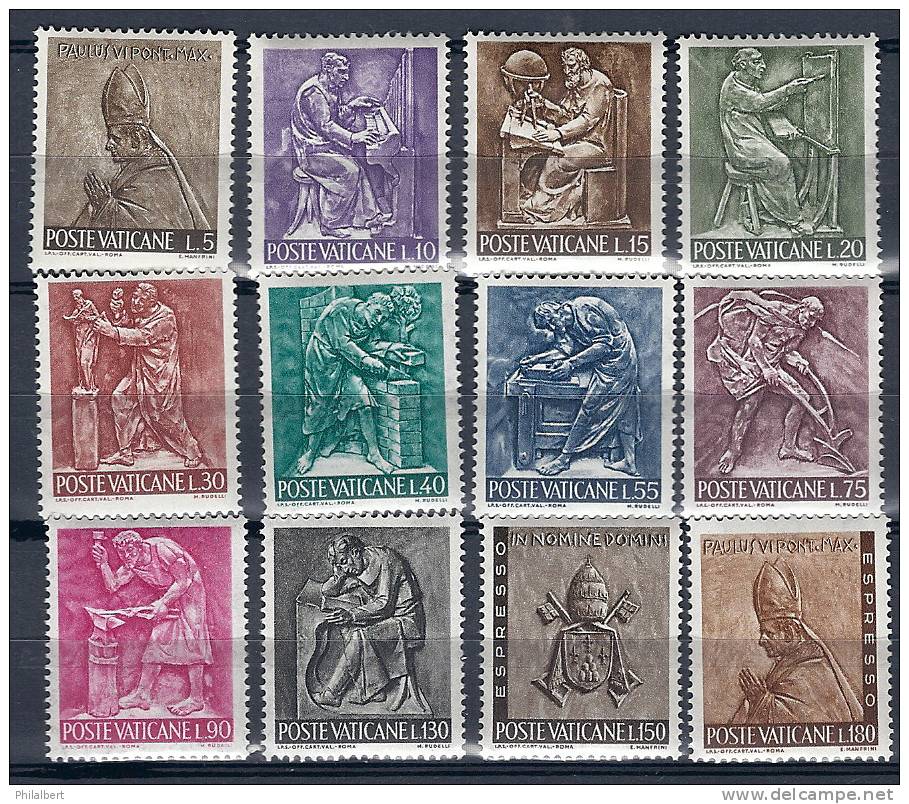 1966, Vaticano, Lavoro Dell´Uomo , Serie Completa ** - Unused Stamps