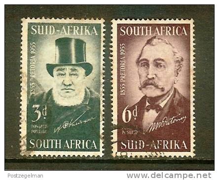 SOUTH AFRICA UNION 1955 Used Stamps Pretoria Ventenary  Nrs. 253-254 - Gebruikt