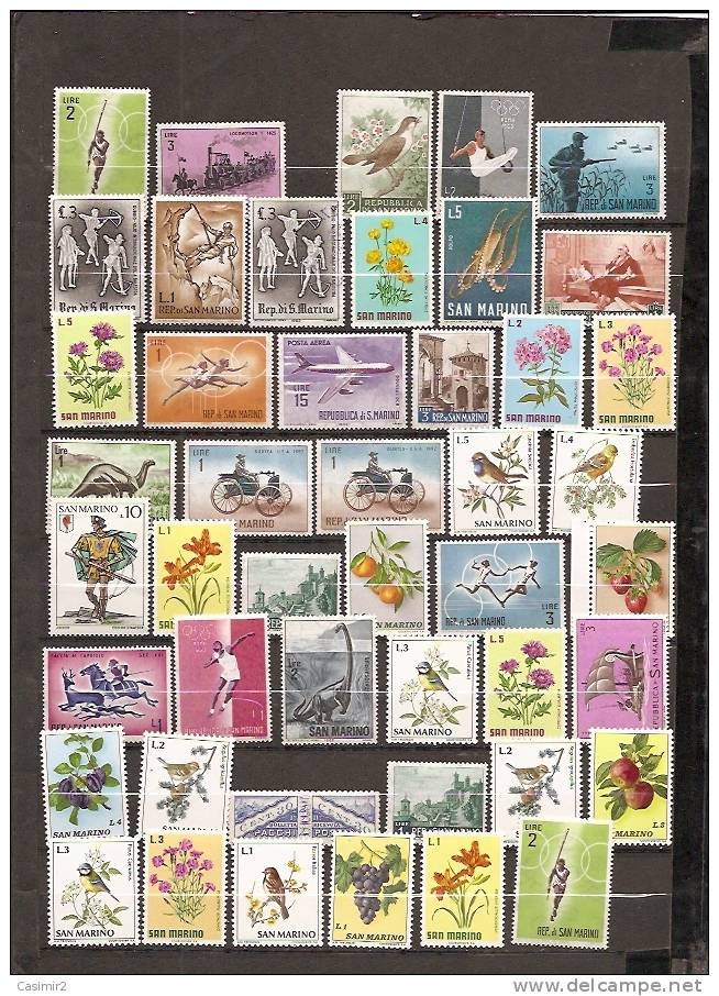 OBLITERES OU NEUF* DE  SAINT MARIN LOT 370 - Vrac (max 999 Timbres)