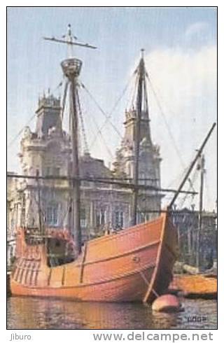 Image / Bateau Caravelle Santa Maria / Christophe Colomb / Histoire / Ref IM 5/92 - Autres & Non Classés