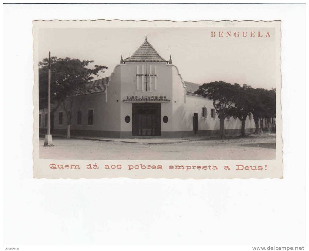 Portugal - ANGOLA [121] - BENGUELA - BEIRAL DOS POBRES - QUEM DÁ AOS POBRES EMPRESTA A DEUS - Angola