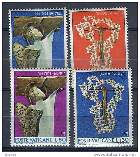 VATICAN - INTERNATIONAL YEAR AGAINST RACIAL DISCRIMINATION 1971 - MNH  ** - Gebraucht