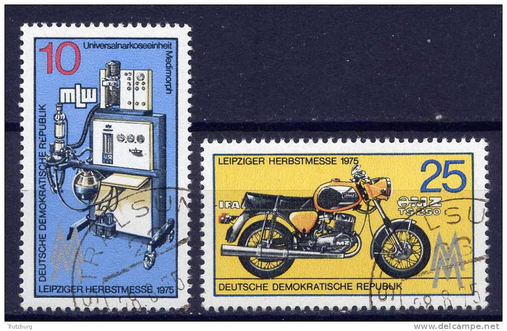 DDR Nr.2076/7          O   Used      (2559) ( Jahr: 1975 ) - Gebraucht