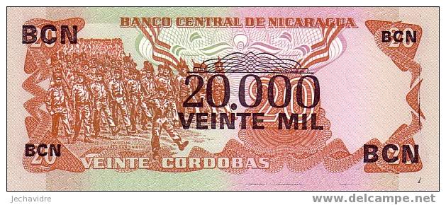 NICARAGUA   20 000 Cordobas/20 Cordobas Non Daté (1987)   Pick 147     ***** BILLET  NEUF ***** - Nicaragua