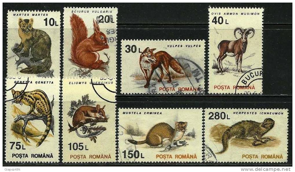 ● ROMANIA 1993 - ANIMALI -  N. 4094 . . Usati - Cat. ? € - Lotto N. 606 - Nuovi