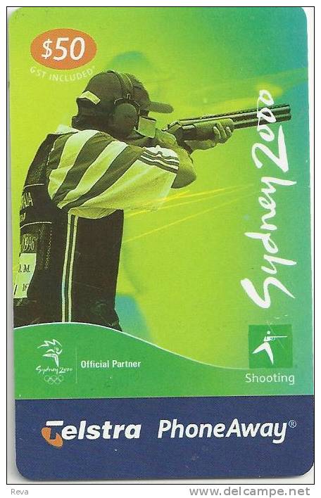 AUSTRALIA $50 PA SYDNEY 2000 OLYMPIC SHOOTING SPORT CODE: 109PA READ DESCRIPTION !! - Australia