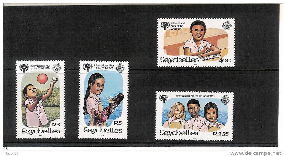 Seychelles 1979: Année Intern. De L'enfant    YT N° 421/424 - Seychelles (1976-...)