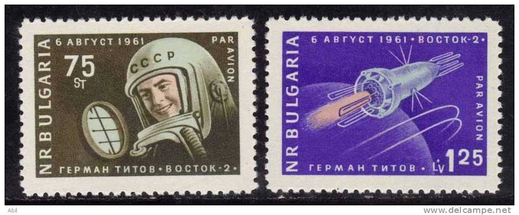 Bulgarie 1961 N°Y.T. ;  PA 83 Et 84** - Airmail