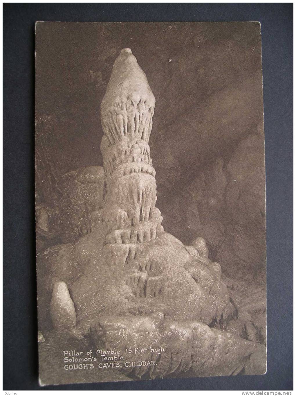 Pillar Of Marble 15 Feet High,Solomon´s Temple,Gough´s Caves - Cheddar