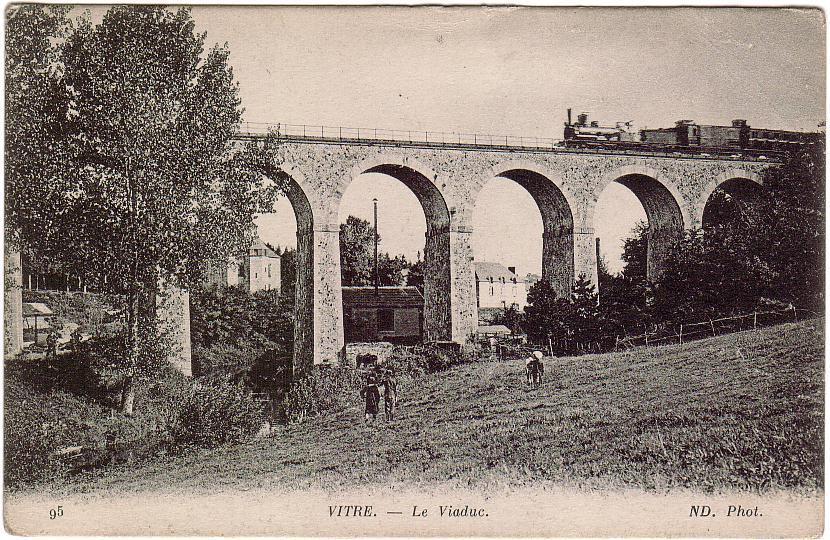 VITRE (35) / Le Viaduc.(Petit Plan De Train) - Vitre