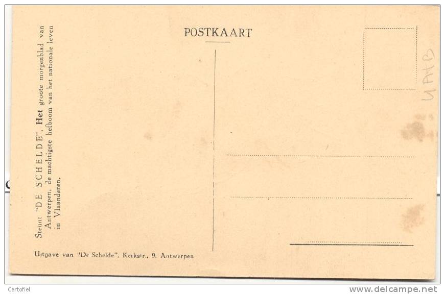 OUDENAARDE-L.VINDEVOGEL-VOLKSVERTEGENWOORDIGER-COLLABORATIE-VLAAMSE BEWEGING-ZELDZAAM-UITGAVE DE SCHELDE-ZIE 2 SCANS - Oudenaarde