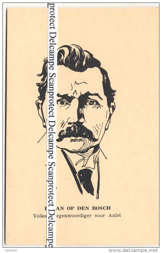 AALST-L. VAN OP DEN BOSCH-VOLKSVERTEGENWOORDIGER-COLLABORATIE-VLAAMSE  BEWEGING-ZELDZAAM-UITGAVE DE SCHELDE-ZIE 2 SCANS - Aalst