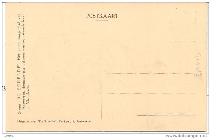 AALST-L. VAN OP DEN BOSCH-VOLKSVERTEGENWOORDIGER-COLLABORATIE-VLAAMSE  BEWEGING-ZELDZAAM-UITGAVE DE SCHELDE-ZIE 2 SCANS - Aalst